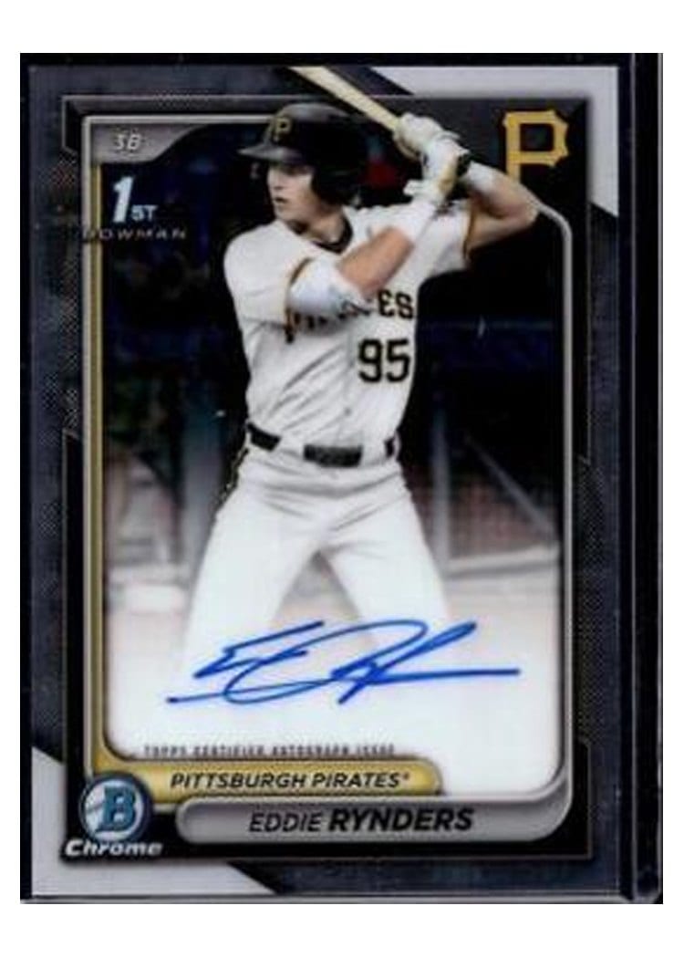 2024 Bowman Draft Chrome Prospect Autographs Eddie Rynders #CPA-ER card