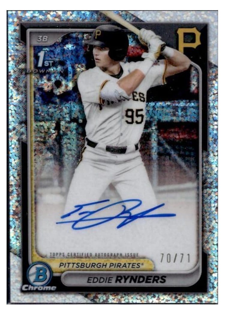 2024 Bowman Draft Chrome Prospect Autographs Eddie Rynders #CPA-ER card