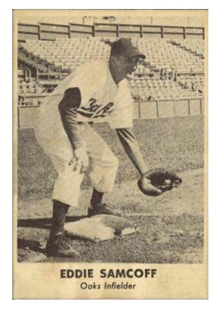 1949 Remar Bread Oakland Oaks Eddie Samcoff card