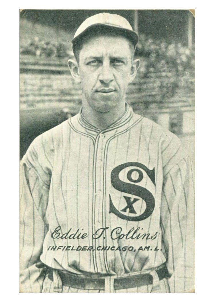 1921 Exhibits Eddie T. Collins card