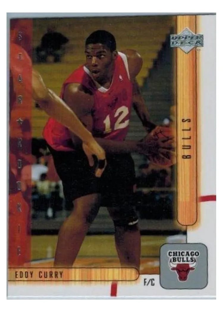 2001 Upper Deck Eddy Curry #222 card