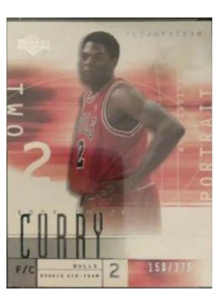 2001 Upper Deck Flight Team Eddy Curry #127 card