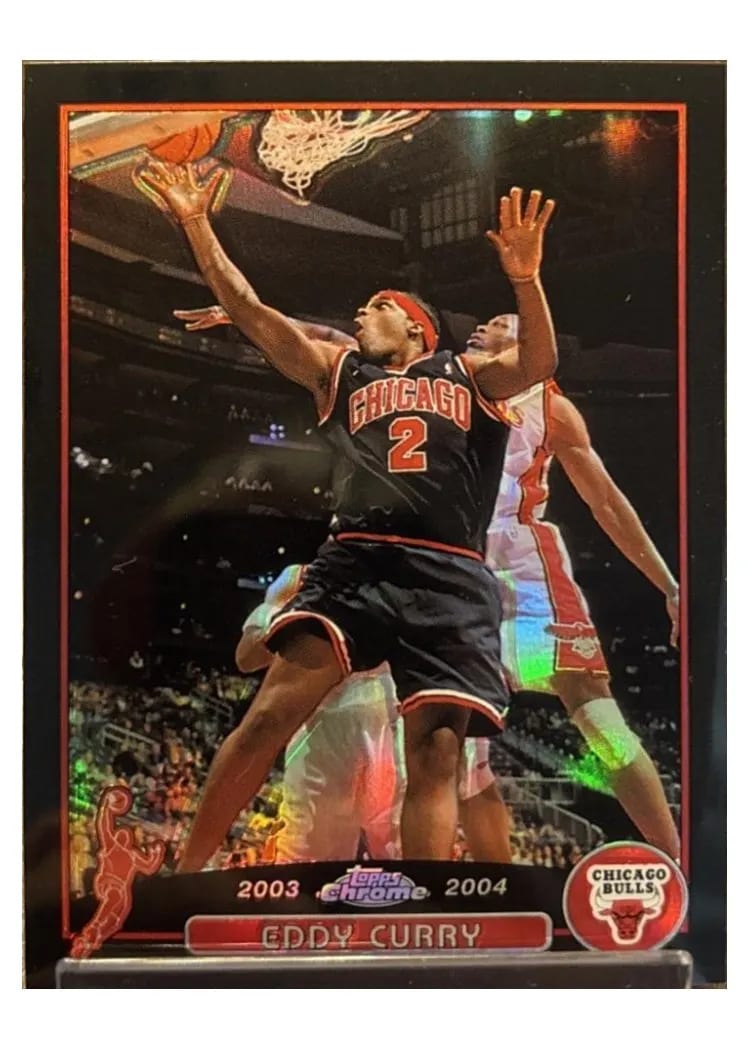 2003 Topps Chrome Eddy Curry #108 card