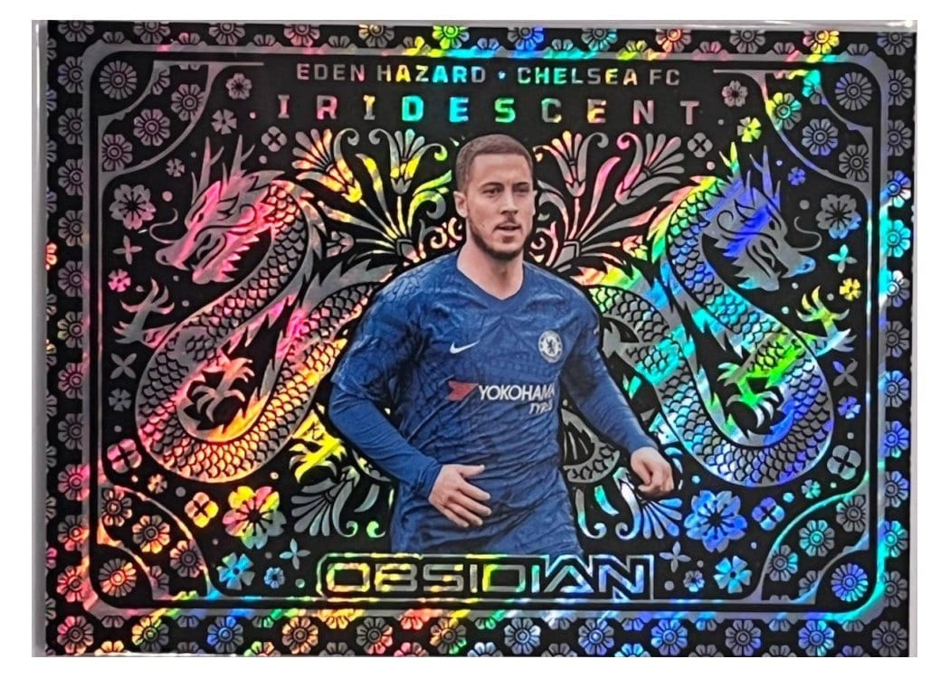 2024 Panini Obsidian Iridescent Eden Hazard #9 card