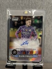 2023 Topps Stadium Club Chrome UEFA Autograph Ederson #CA-ED card
