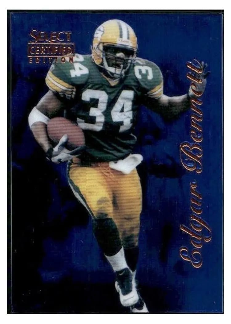 1996 Select Certified Edgar Bennett #53 card