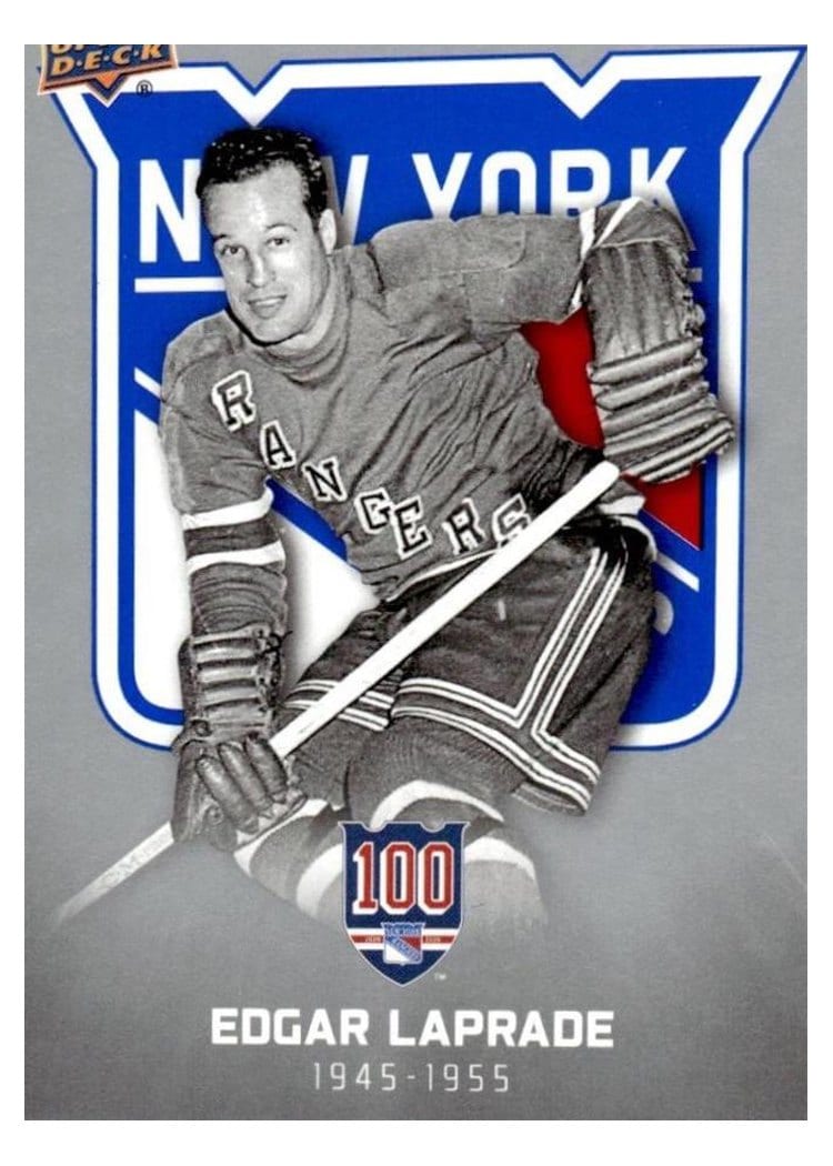 2025-26 Upper Deck New York Rangers Centennial Base Set Edgar Laprade #3 card