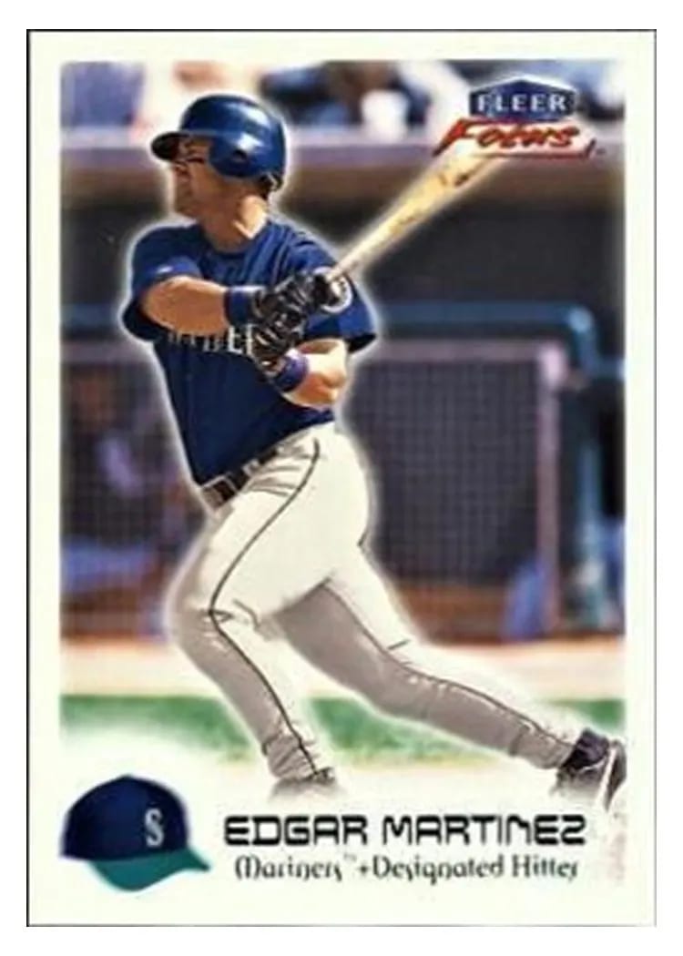 2000 Fleer Focus Edgar Martinez #9 card