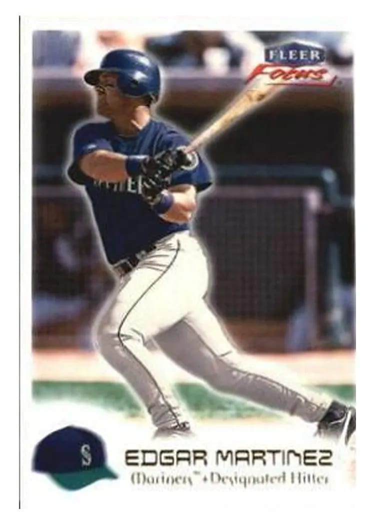 2000 Fleer Focus Edgar Martinez #9 card