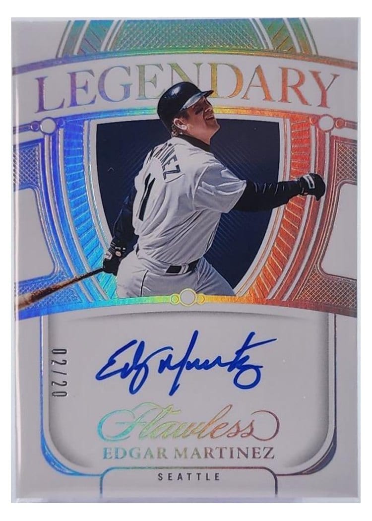 2024 Panini Flawless Legendary Scripts Edgar Martinez #LS-EM card
