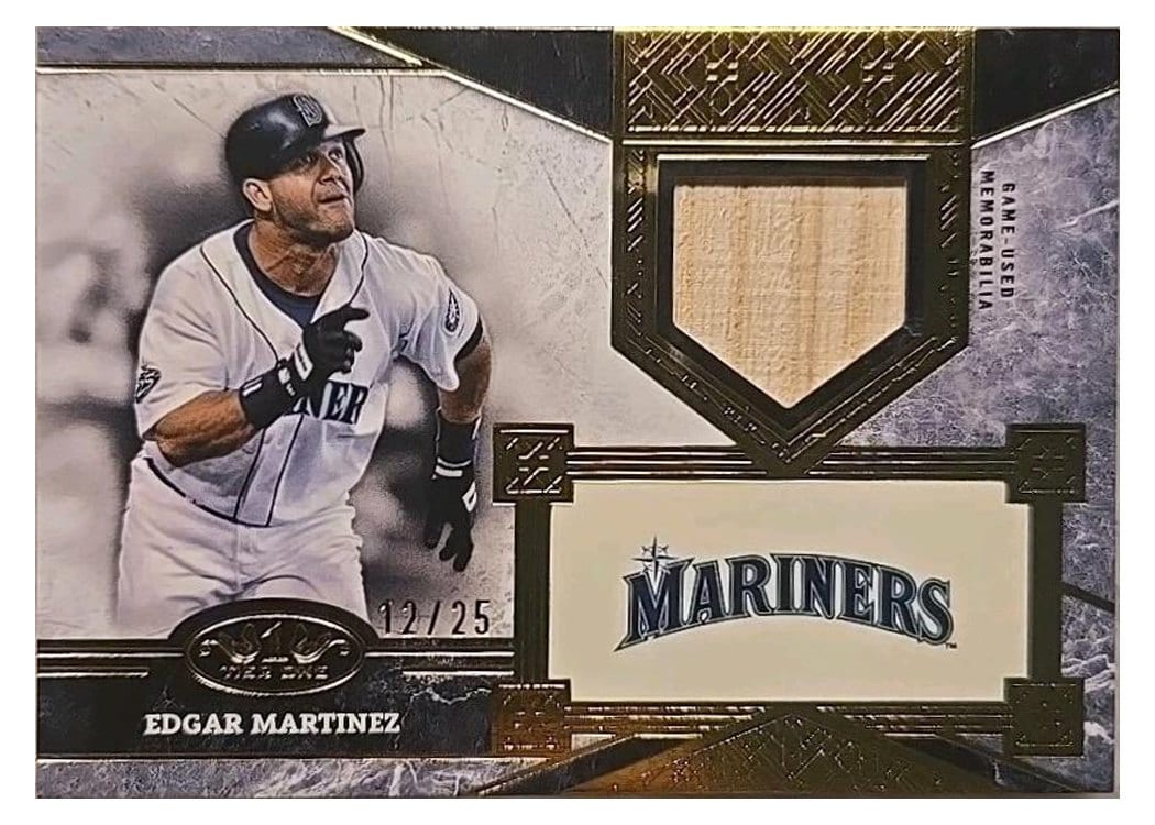 2025 Topps Tier One Top Shelf Relics Edgar Martinez #TSR-EM