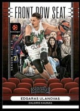 2025-26 Panini Contenders EuroLeague Front Row Seat Edgaras Ulanovas #18