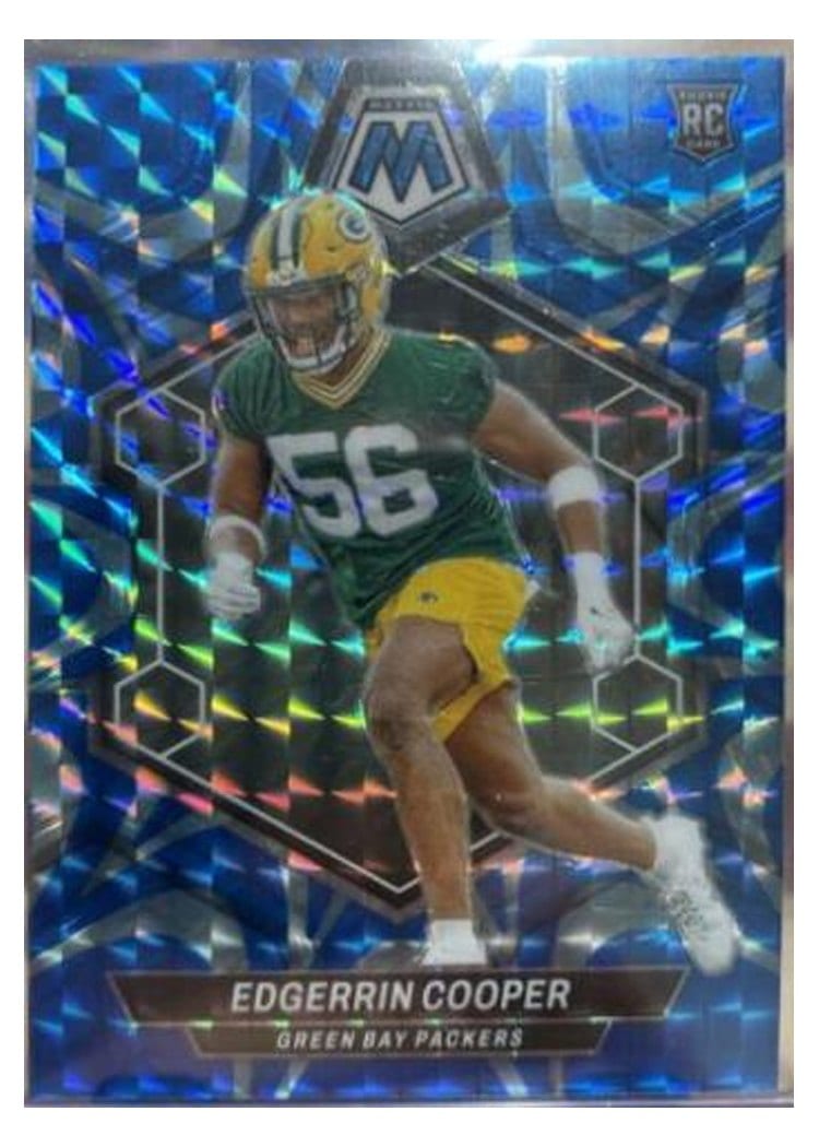 2024 Panini Mosaic Base Set Edgerrin Cooper Blue #344 card