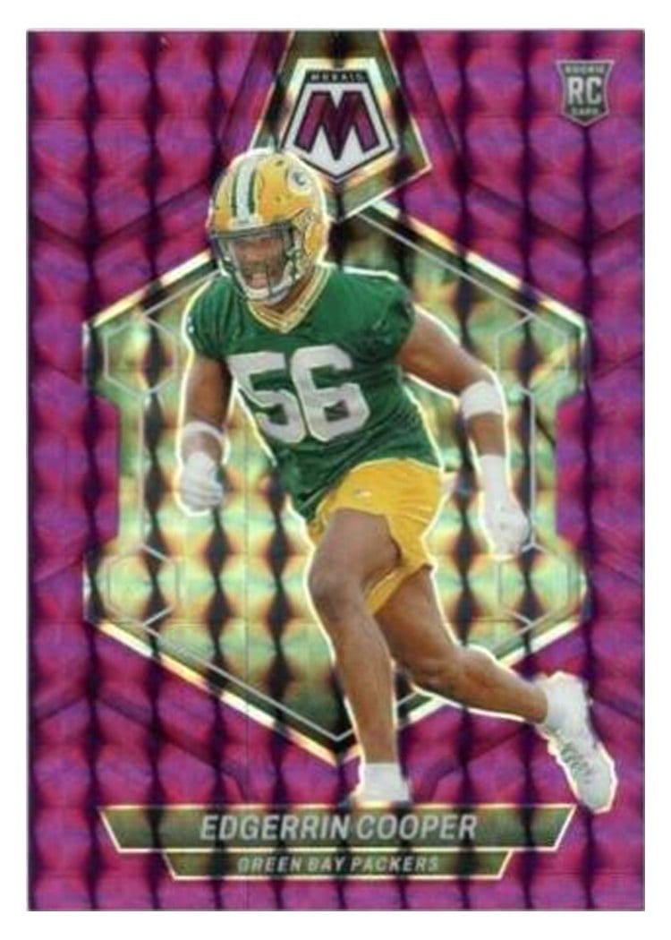 2024 Panini Mosaic Base Set Edgerrin Cooper Purple #344 card