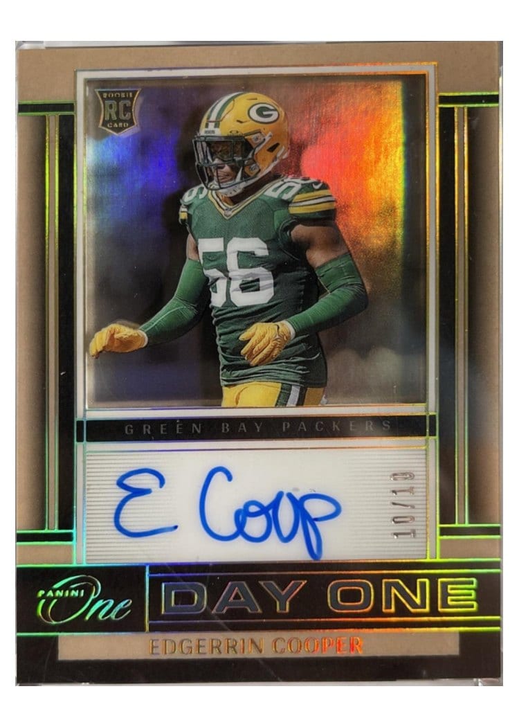 2024 Panini One Day One Autographs Edgerrin Cooper #153 card