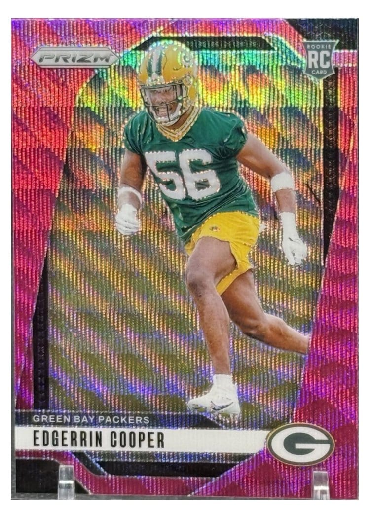 2024 Panini Prizm Base Set Edgerrin Cooper Pink Wave #331 card