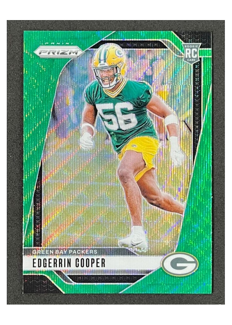 2024 Panini Prizm Base Set Edgerrin Cooper Green Wave #331 card
