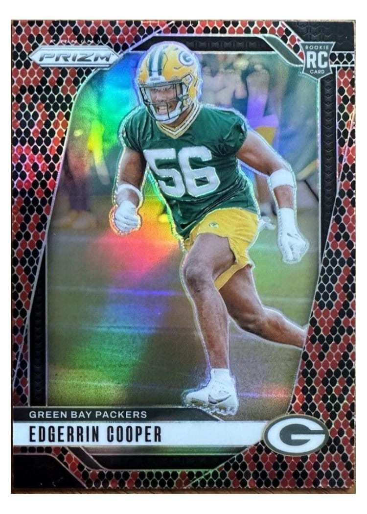 2024 Panini Prizm Base Set Edgerrin Cooper Snakeskin #331 card