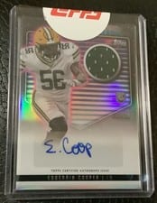 2024 Topps Midnight Rookie Jersey Autographs Edgerrin Cooper #RJA-EC card