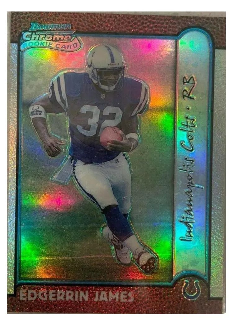 1999 Bowman Chrome Edgerrin James #161 card
