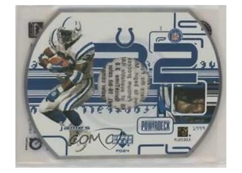 1999 Upper Deck Powerdeck Edgerrin James #PD24 card