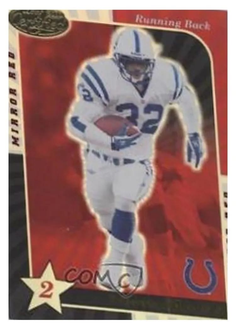 2000 Leaf Certified Edgerrin James #122 card