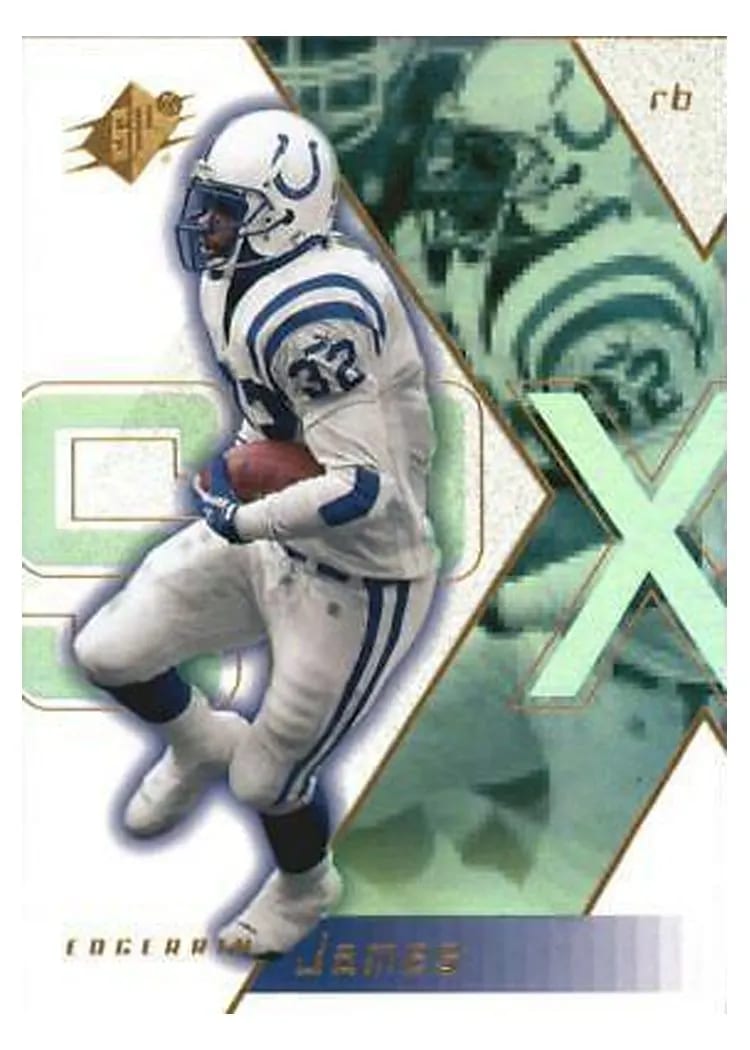 2000 Spx Edgerrin James #35 card