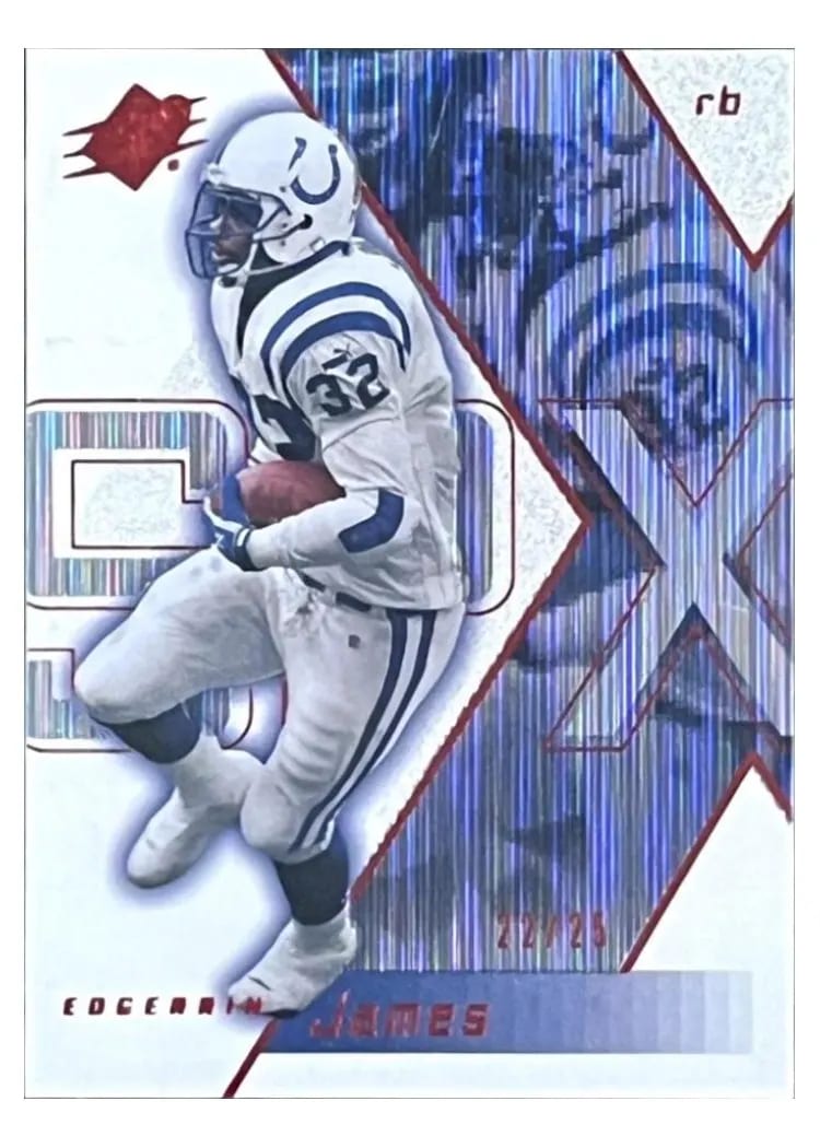 2000 Spx Edgerrin James Spectrum #35 card