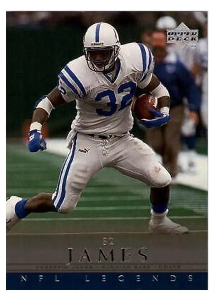 2000 Upper Deck Legends Edgerrin James #27 card