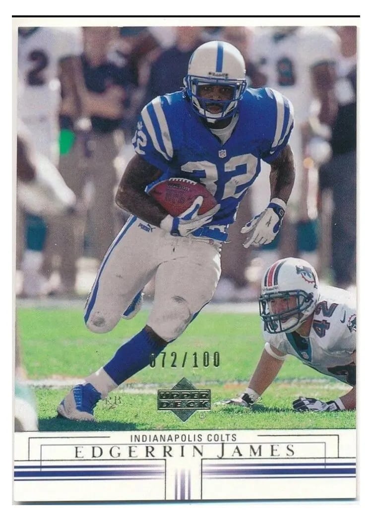 2001 Upper Deck Edgerrin James #69 card