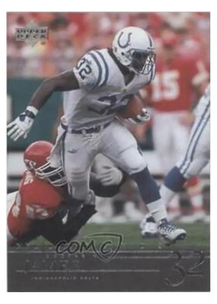 2001 Upper Deck Legends Edgerrin James #34 card