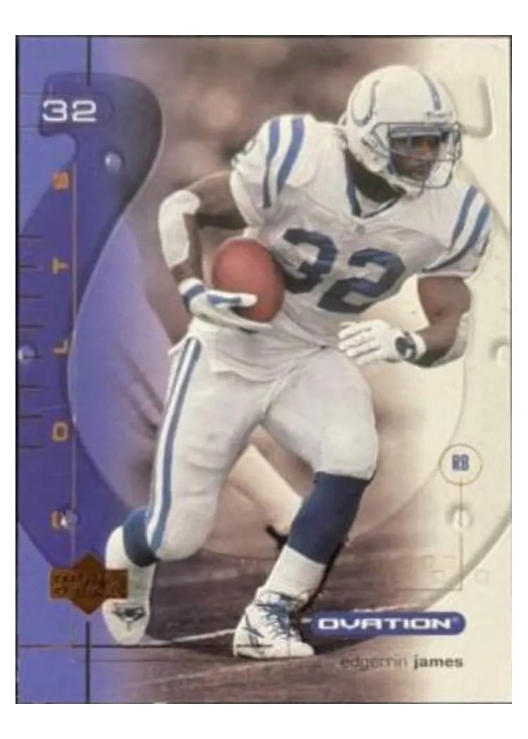 2001 Upper Deck Ovation Edgerrin James #40 card