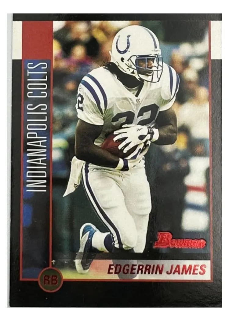 2002 Bowman Edgerrin James #26 card