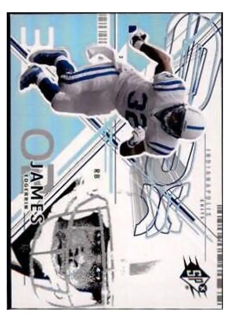 2002 Spx Edgerrin James #26 card