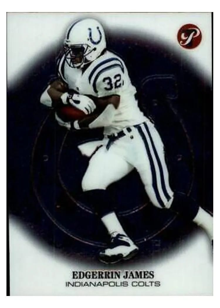 2002 Topps Pristine Edgerrin James #44 card