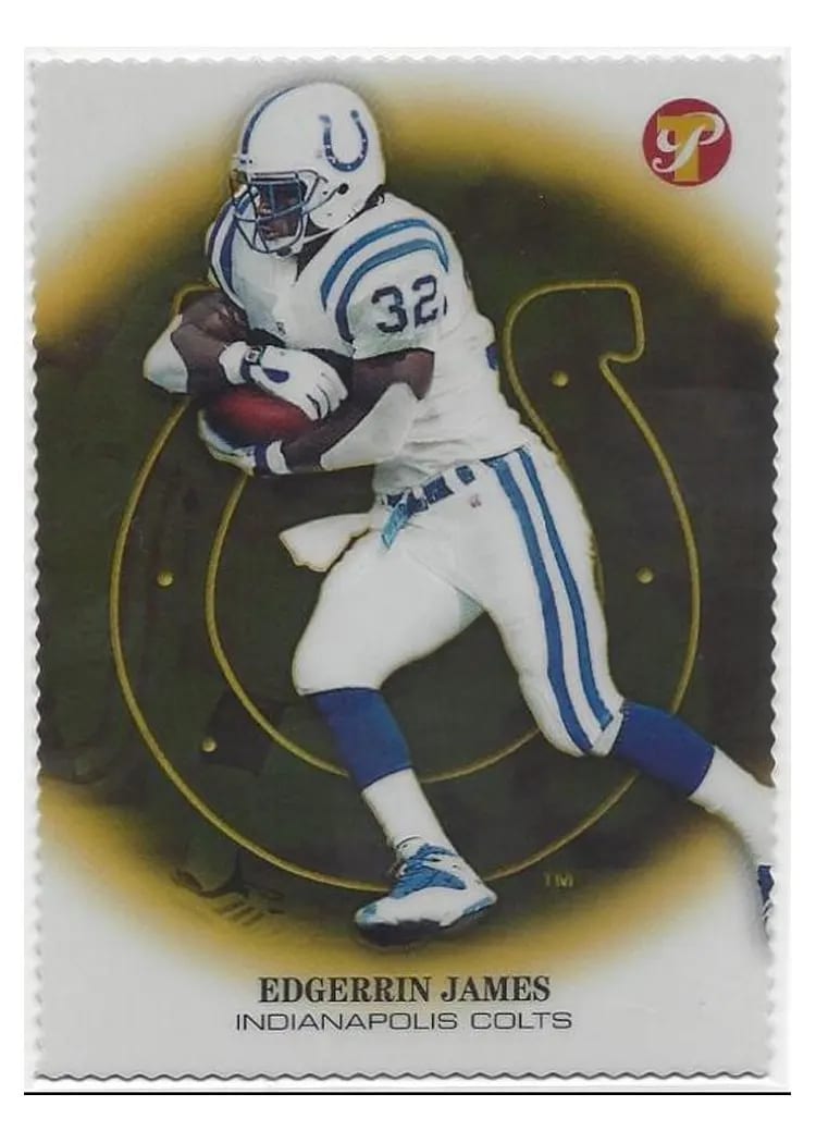 2002 Topps Pristine Edgerrin James #44 card