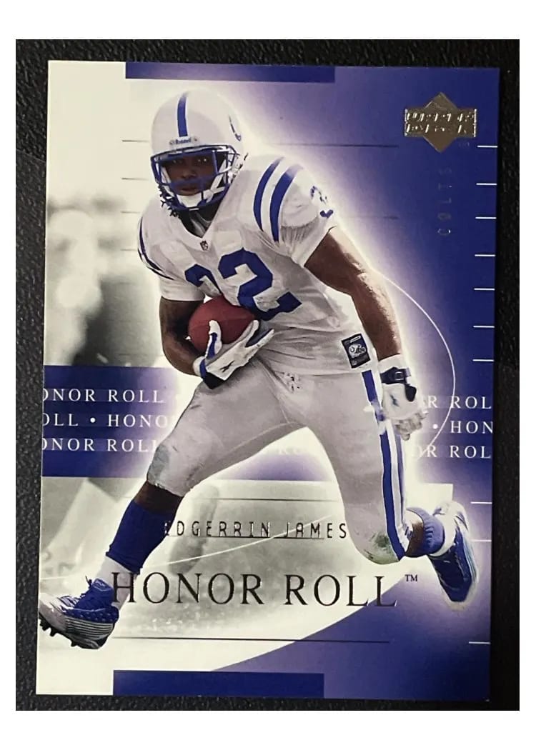 2002 Upper Deck Honor Roll Edgerrin James #23 card