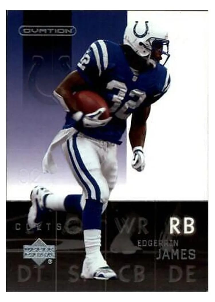 2002 Upper Deck Ovation Edgerrin James #38 card