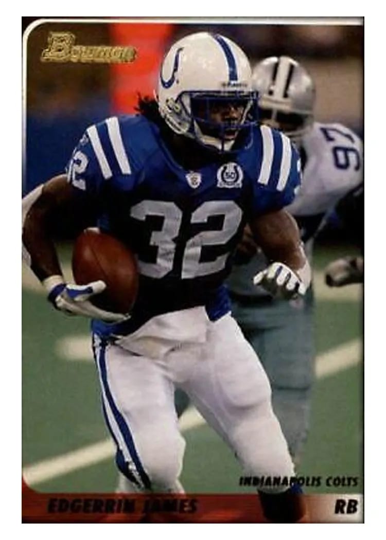 2003 Bowman Edgerrin James #87 card
