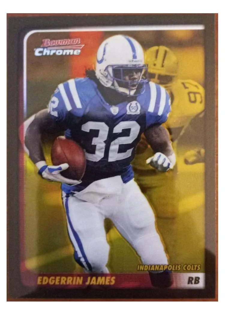 2003 Bowman Chrome Edgerrin James #87 card