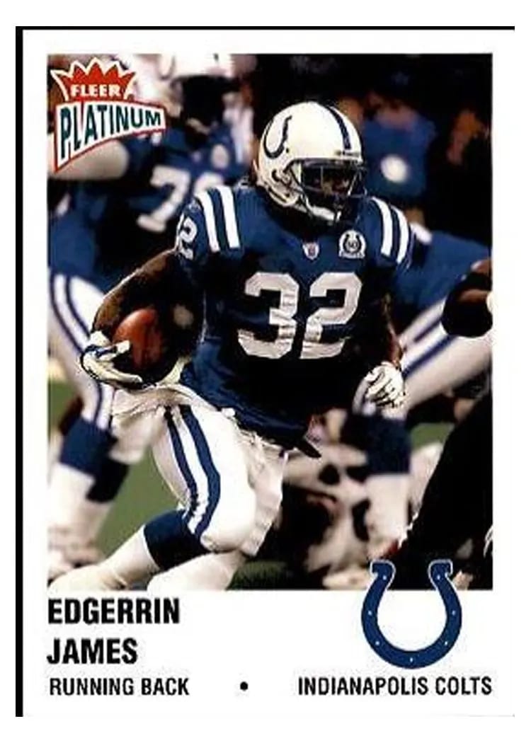 2003 Fleer Platinum Edgerrin James #66 card