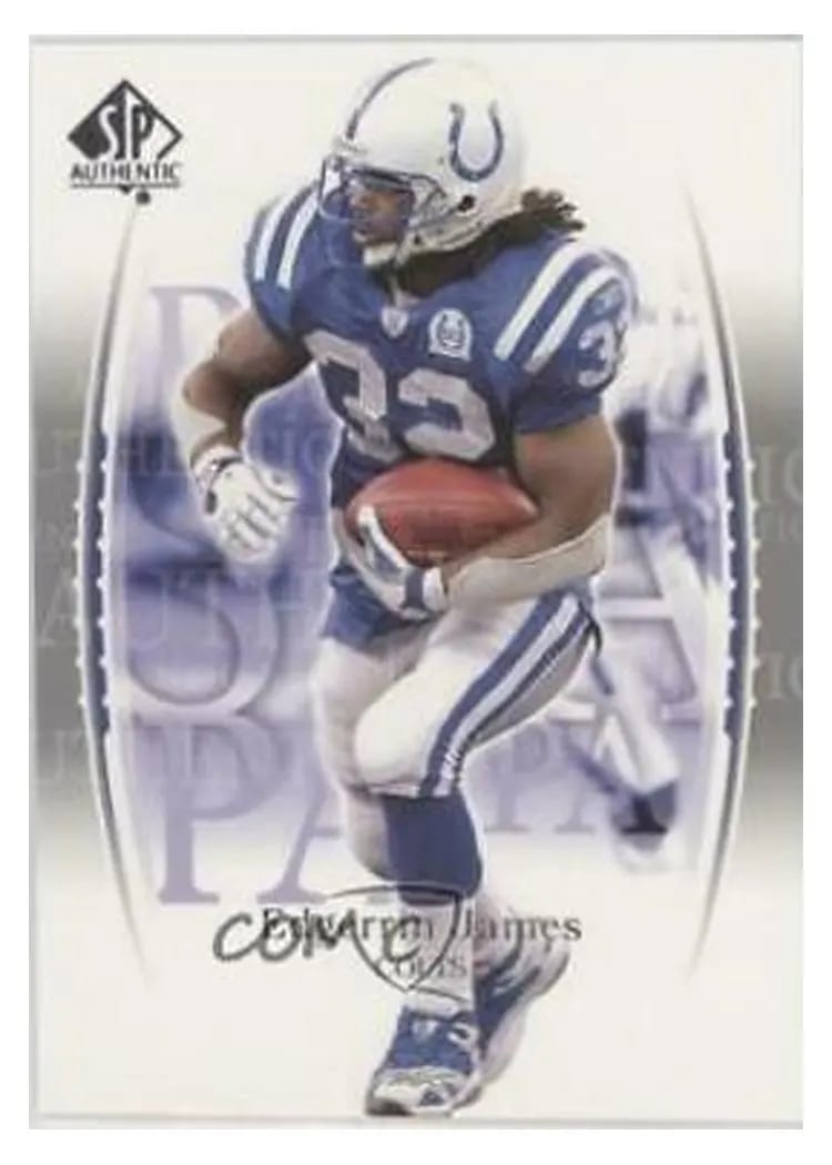 2003 SP Authentic Edgerrin James #32 card