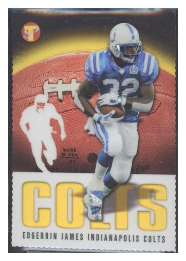 2003 Topps Pristine Edgerrin James #42 card