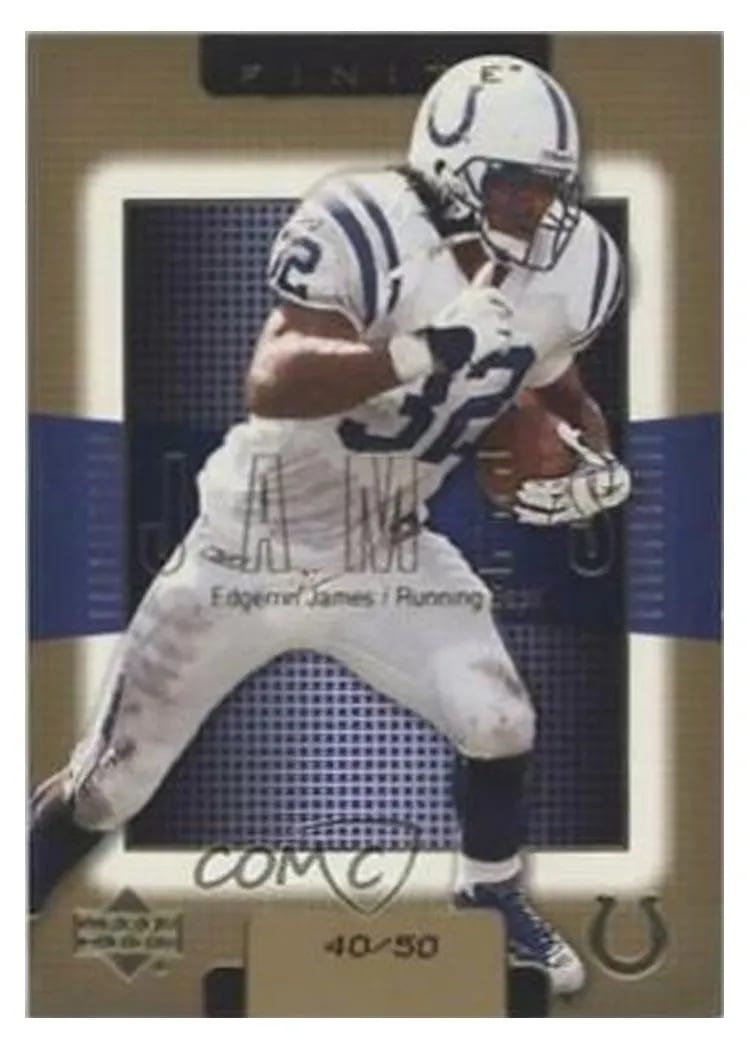 2003 Upper Deck Finite Edgerrin James #32 card