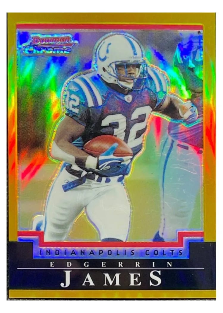 2004 Bowman Chrome Edgerrin James #9 card