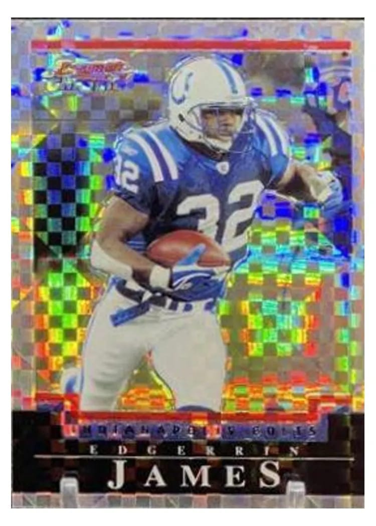 2004 Bowman Chrome Edgerrin James #9 card