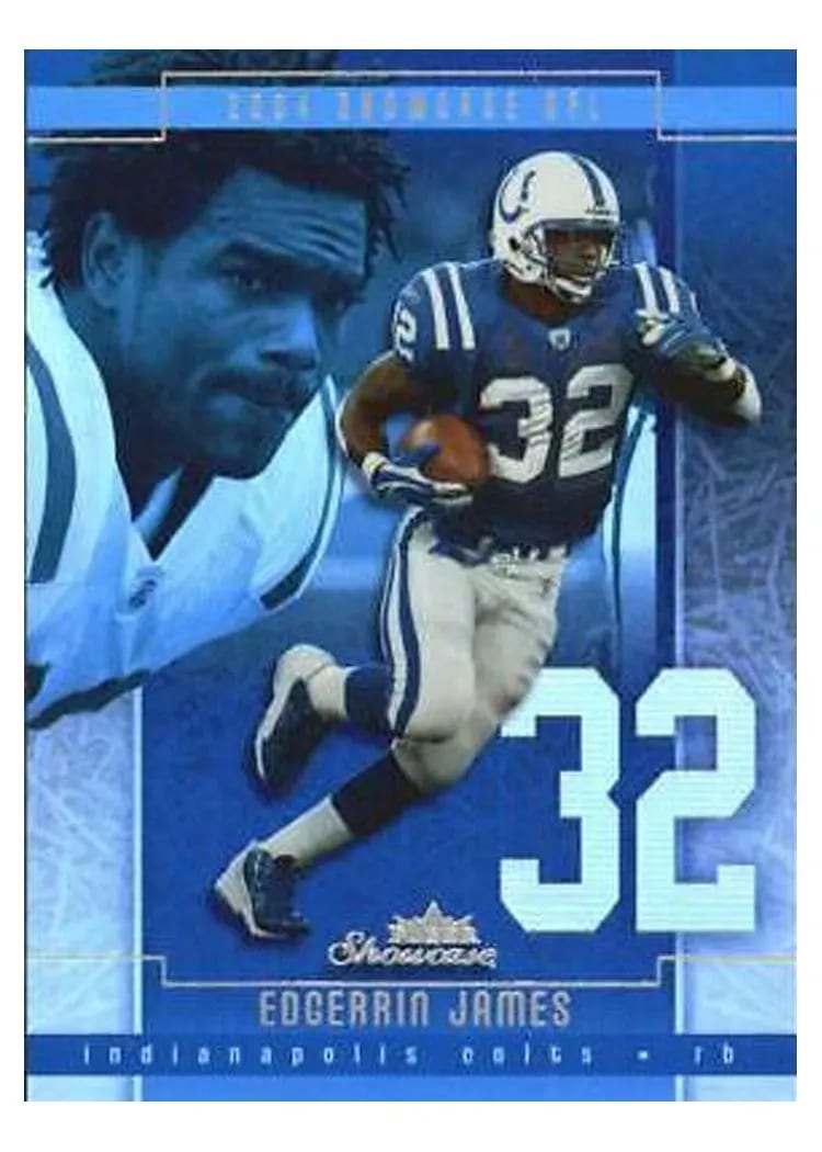 2004 Fleer Showcase Edgerrin James #17 card