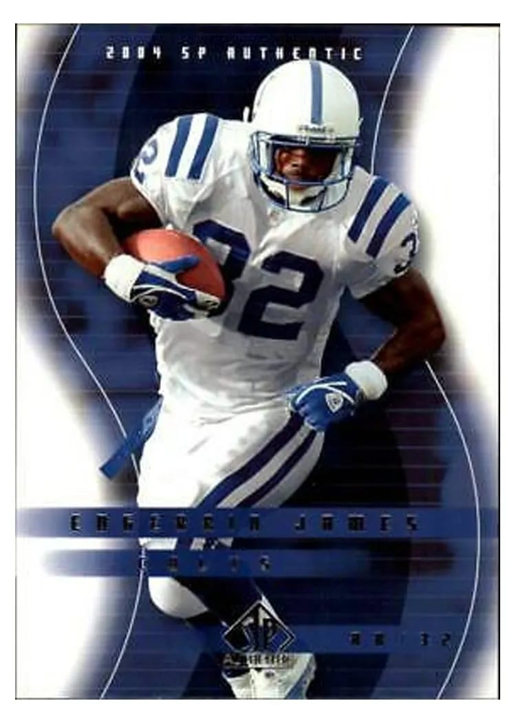 2004 SP Authentic Edgerrin James #38 card