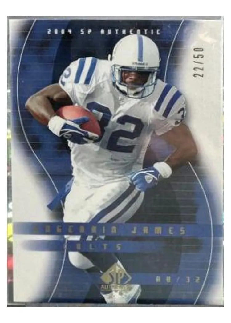 2004 SP Authentic Edgerrin James #38 card