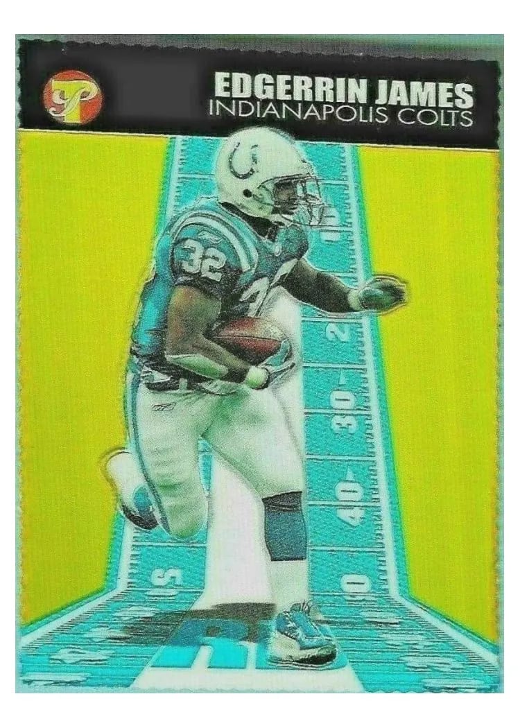 2004 Topps Pristine Edgerrin James Gold Refractor #8 card